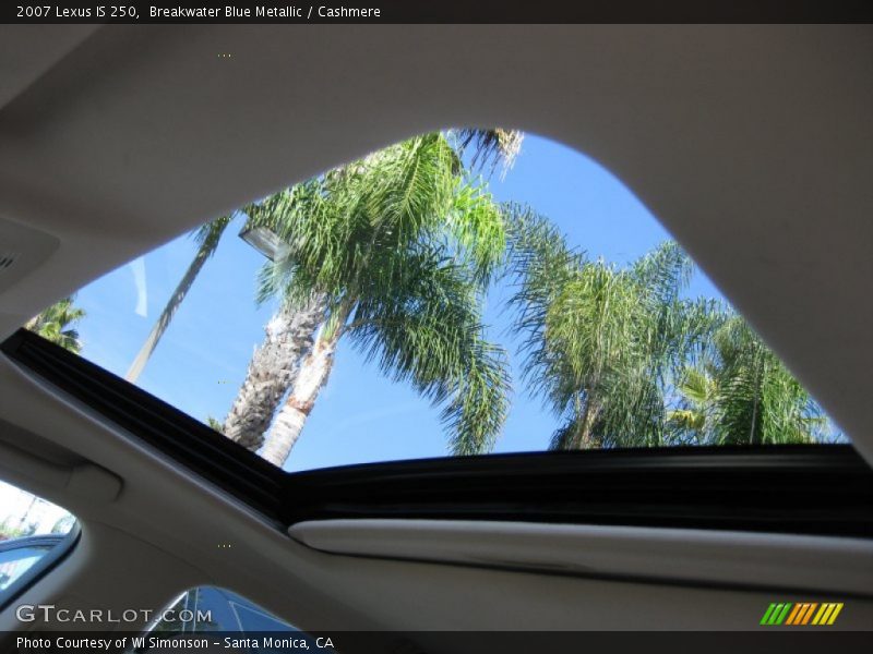Breakwater Blue Metallic / Cashmere 2007 Lexus IS 250