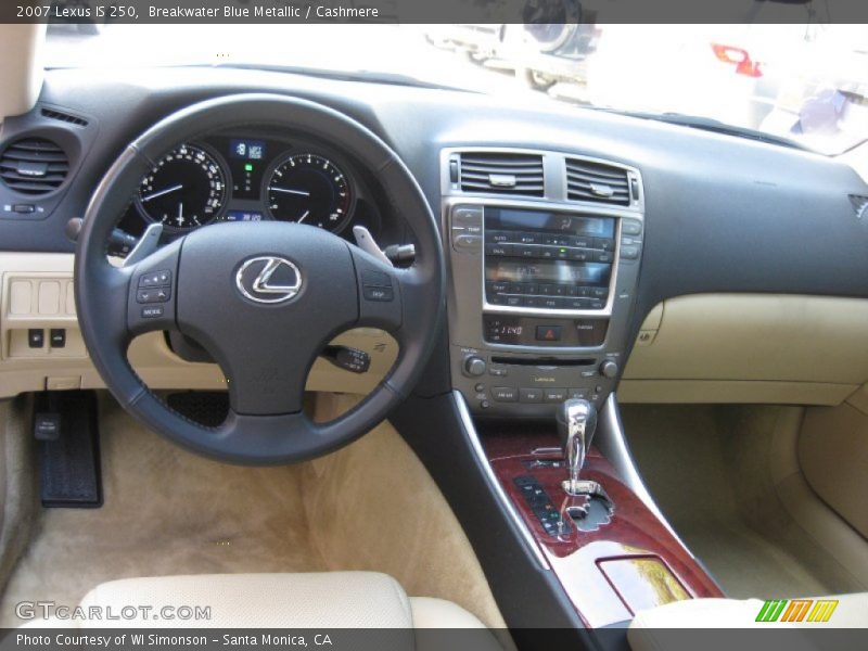 Breakwater Blue Metallic / Cashmere 2007 Lexus IS 250