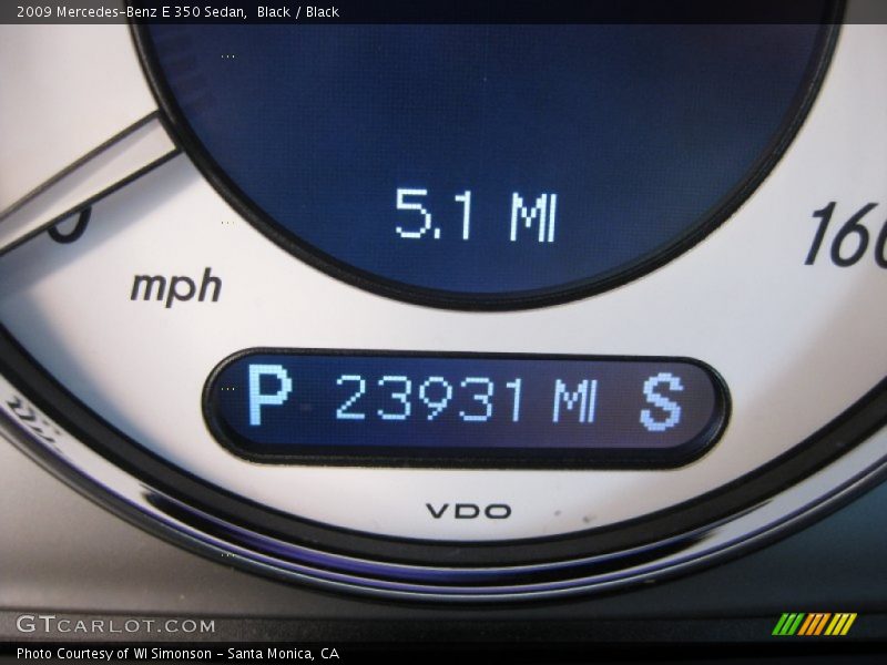 Black / Black 2009 Mercedes-Benz E 350 Sedan