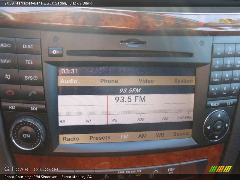 Black / Black 2009 Mercedes-Benz E 350 Sedan