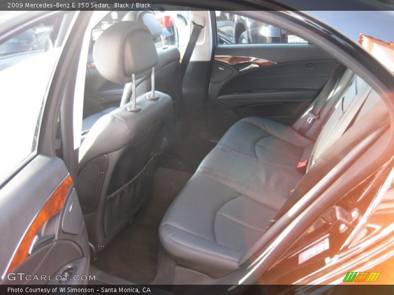 Black / Black 2009 Mercedes-Benz E 350 Sedan