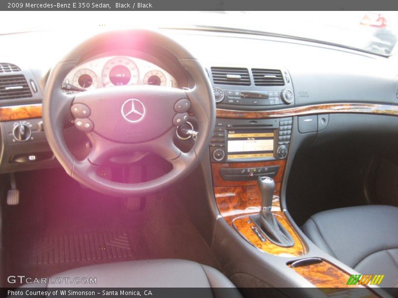 Black / Black 2009 Mercedes-Benz E 350 Sedan
