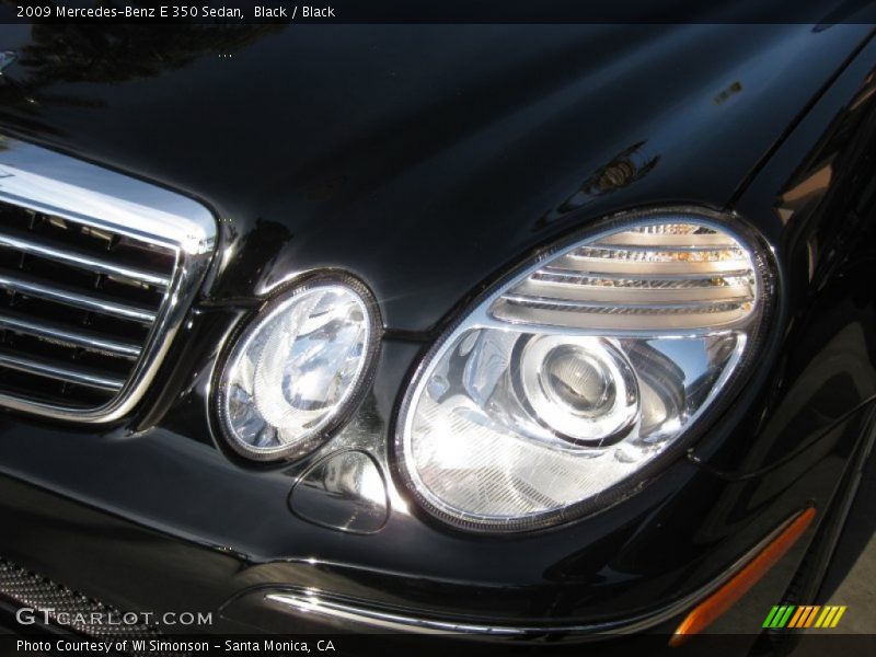 Black / Black 2009 Mercedes-Benz E 350 Sedan
