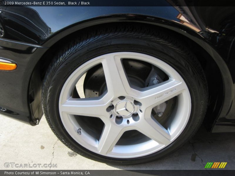 Black / Black 2009 Mercedes-Benz E 350 Sedan