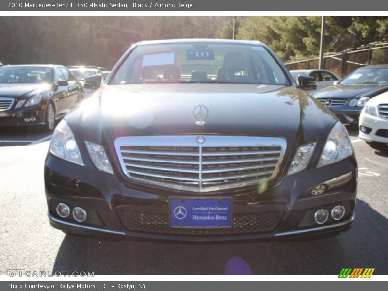 Black / Almond Beige 2010 Mercedes-Benz E 350 4Matic Sedan