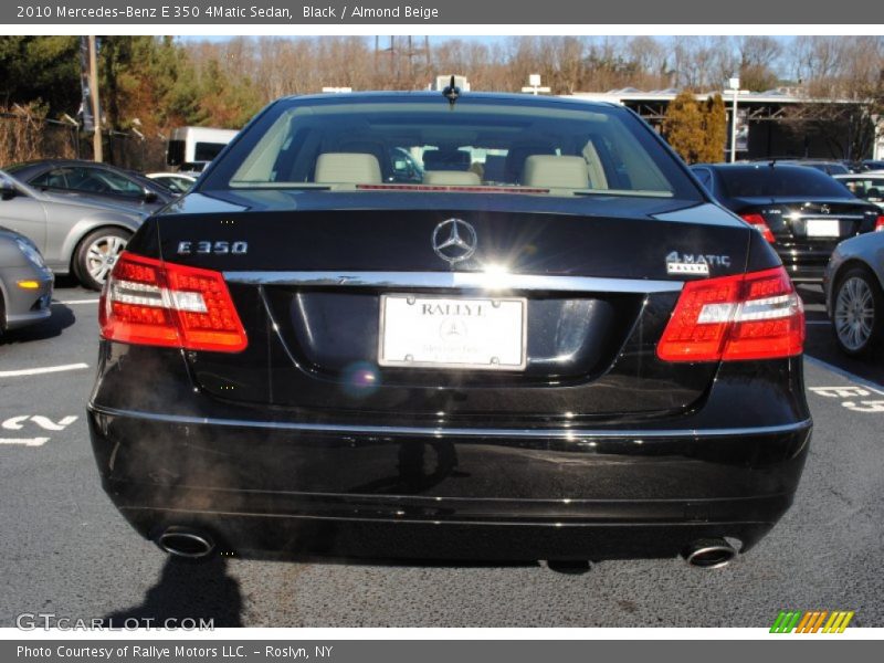 Black / Almond Beige 2010 Mercedes-Benz E 350 4Matic Sedan