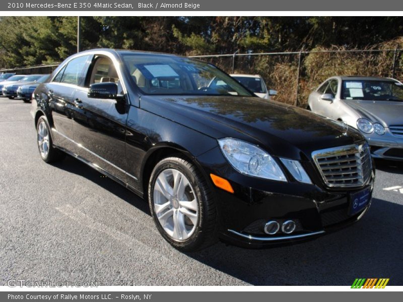 Black / Almond Beige 2010 Mercedes-Benz E 350 4Matic Sedan