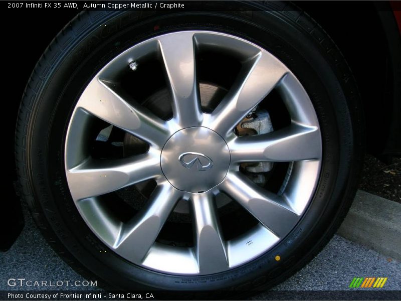 Autumn Copper Metallic / Graphite 2007 Infiniti FX 35 AWD