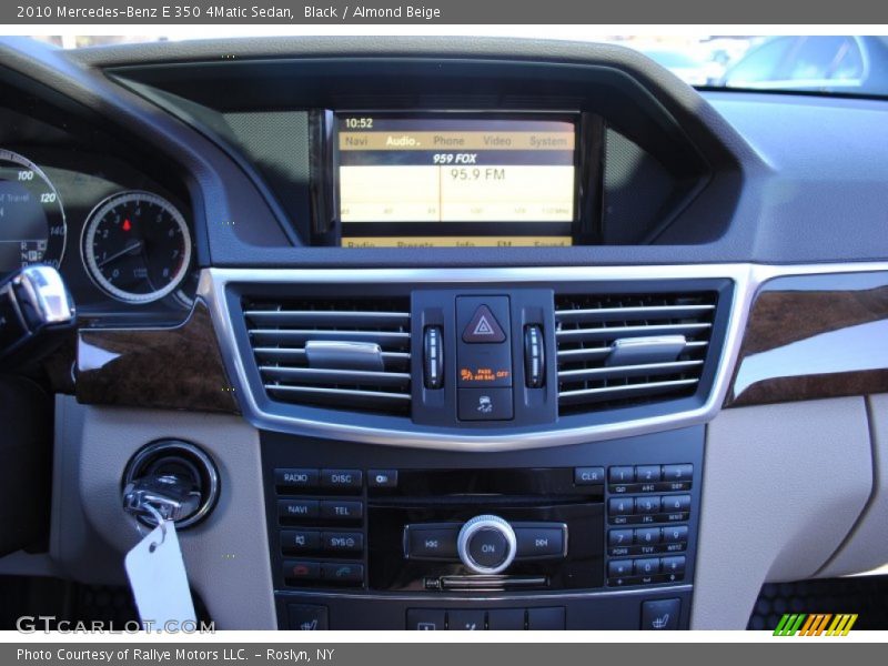 Black / Almond Beige 2010 Mercedes-Benz E 350 4Matic Sedan