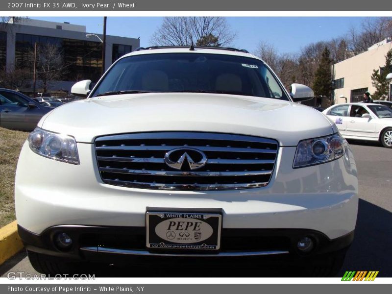 Ivory Pearl / Wheat 2007 Infiniti FX 35 AWD