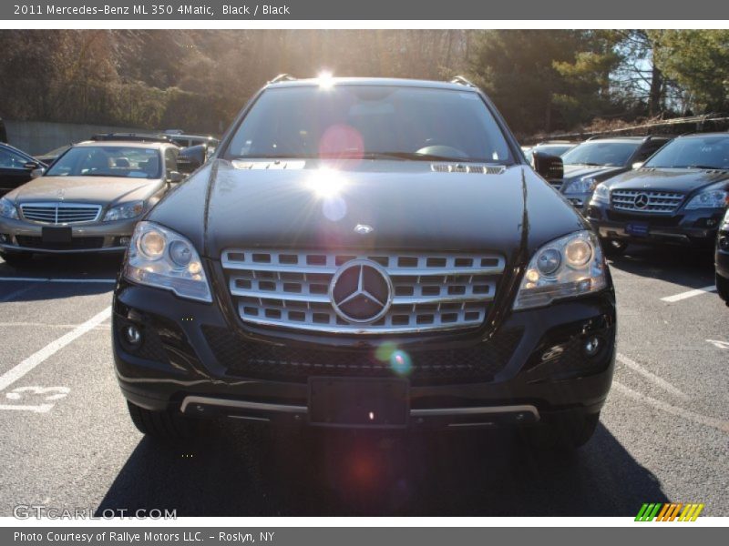 Black / Black 2011 Mercedes-Benz ML 350 4Matic