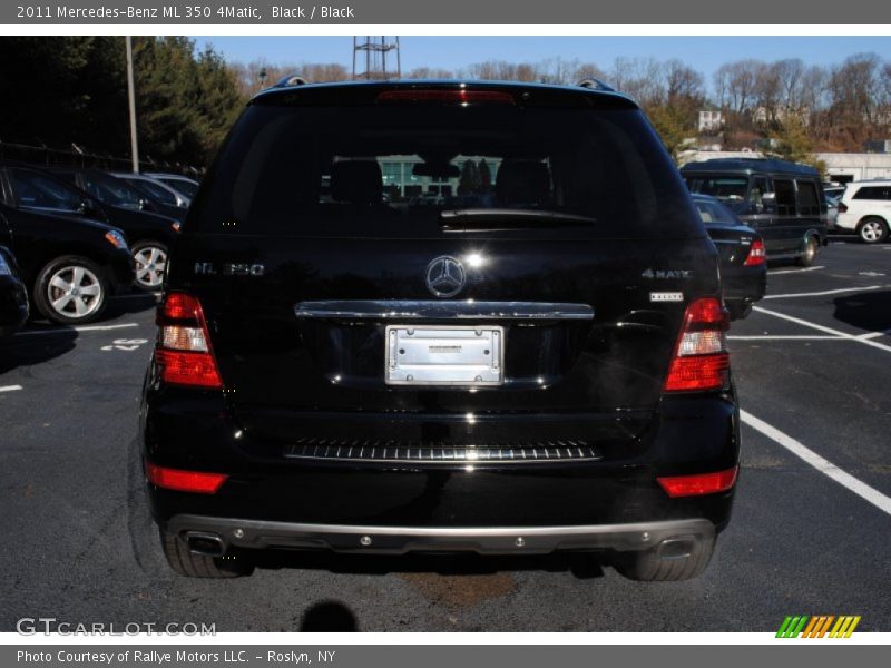 Black / Black 2011 Mercedes-Benz ML 350 4Matic