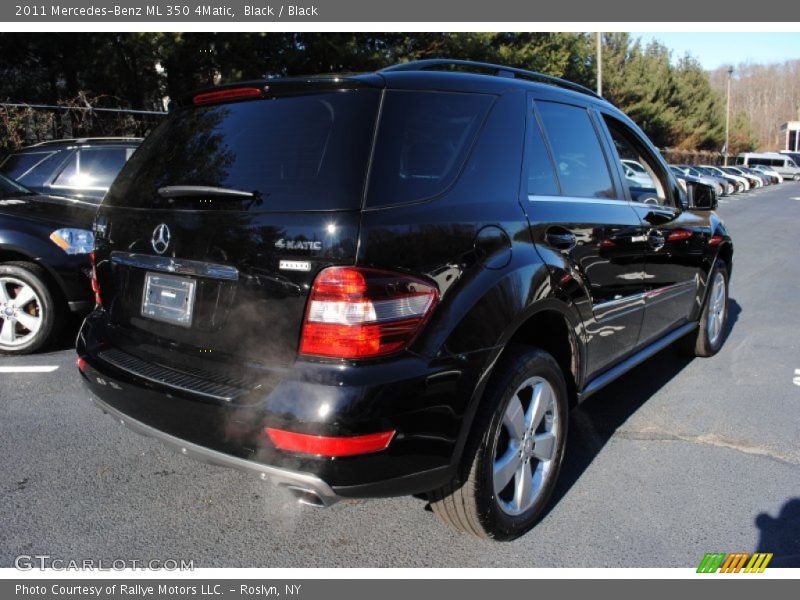 Black / Black 2011 Mercedes-Benz ML 350 4Matic