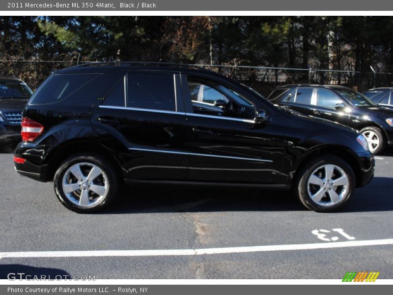 Black / Black 2011 Mercedes-Benz ML 350 4Matic