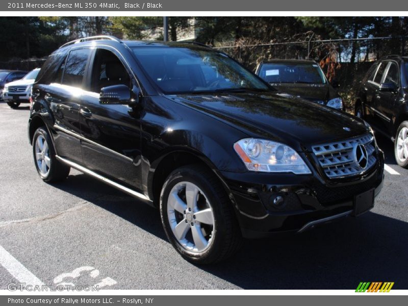 Black / Black 2011 Mercedes-Benz ML 350 4Matic