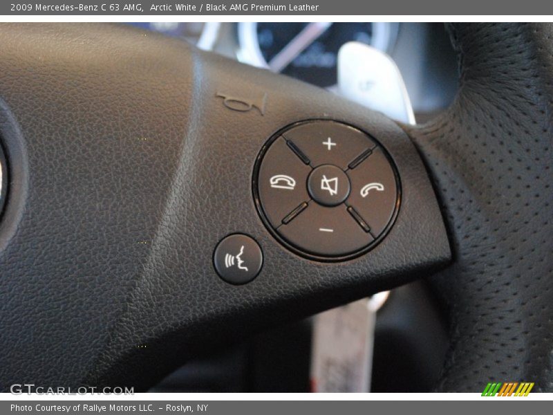 Arctic White / Black AMG Premium Leather 2009 Mercedes-Benz C 63 AMG