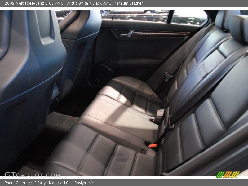 Arctic White / Black AMG Premium Leather 2009 Mercedes-Benz C 63 AMG