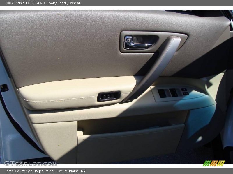 Ivory Pearl / Wheat 2007 Infiniti FX 35 AWD