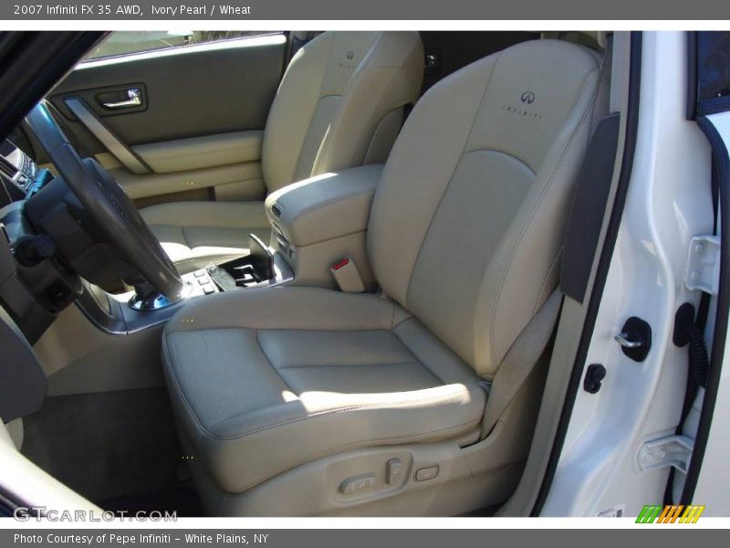 Ivory Pearl / Wheat 2007 Infiniti FX 35 AWD