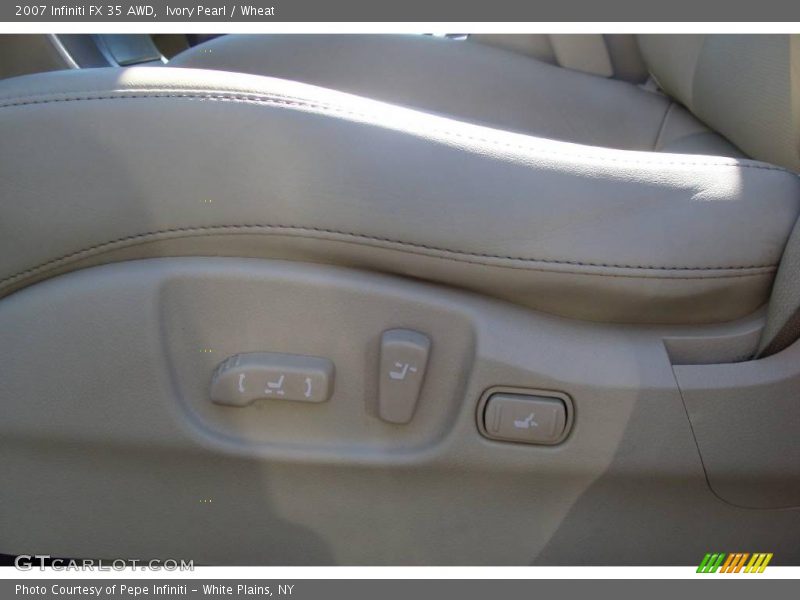 Ivory Pearl / Wheat 2007 Infiniti FX 35 AWD