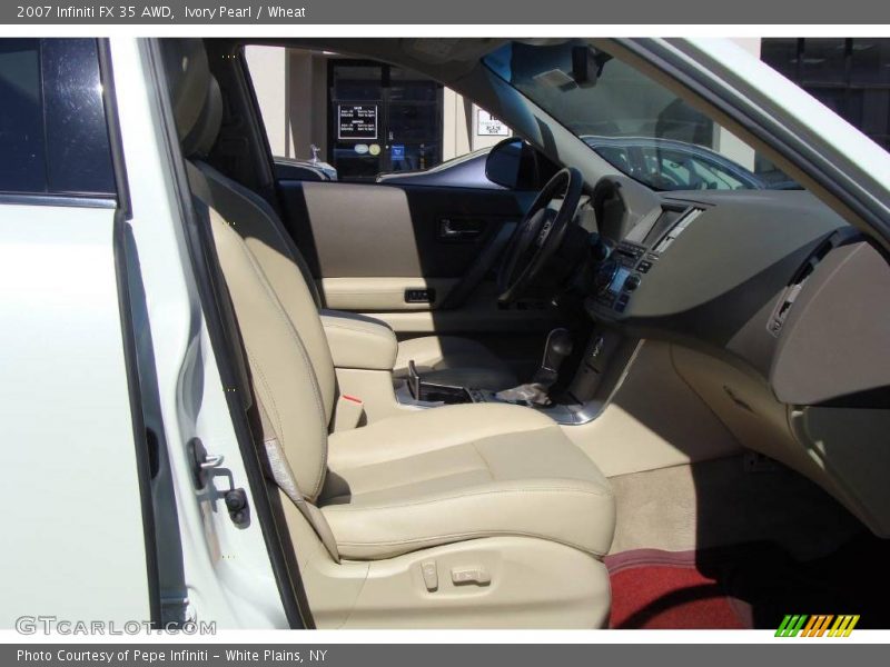 Ivory Pearl / Wheat 2007 Infiniti FX 35 AWD