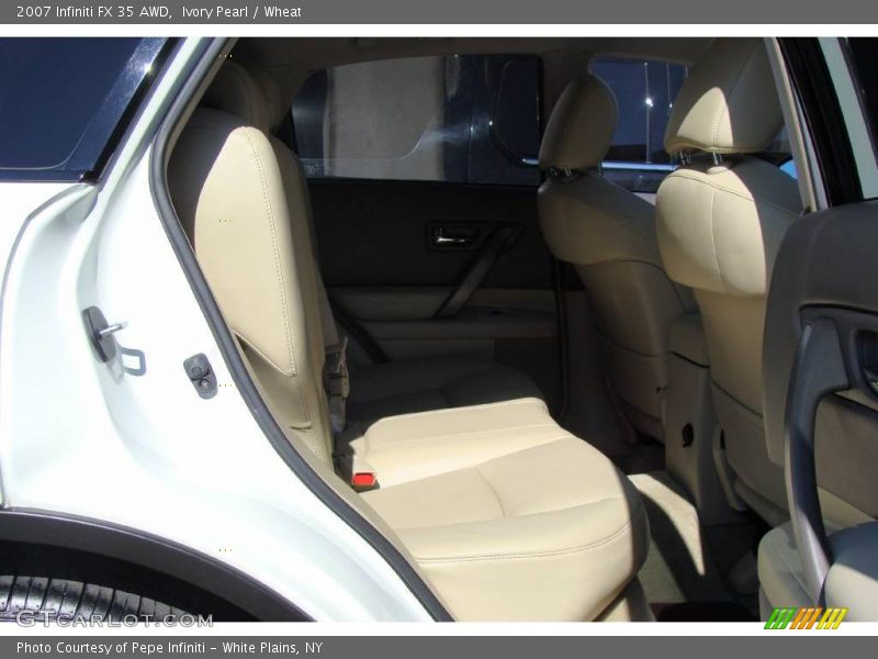 Ivory Pearl / Wheat 2007 Infiniti FX 35 AWD