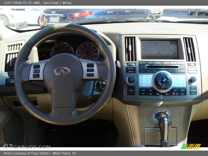 Ivory Pearl / Wheat 2007 Infiniti FX 35 AWD