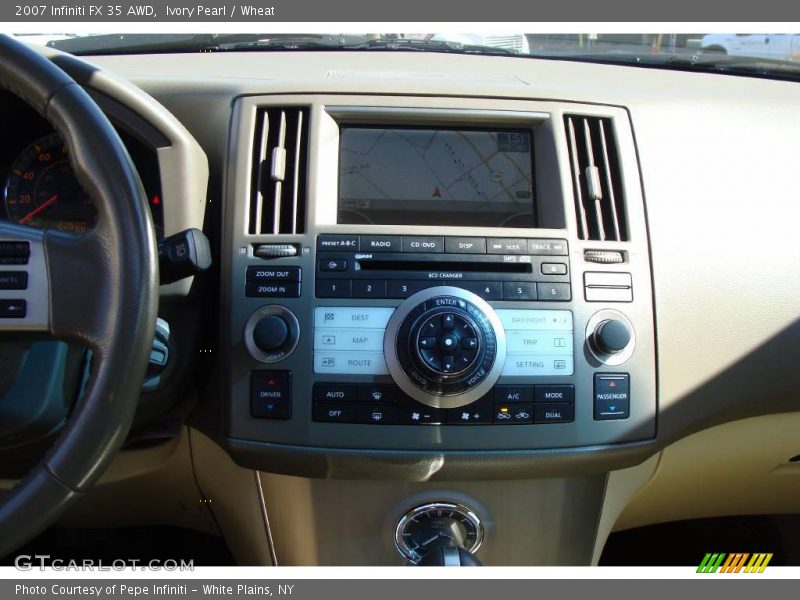 Ivory Pearl / Wheat 2007 Infiniti FX 35 AWD