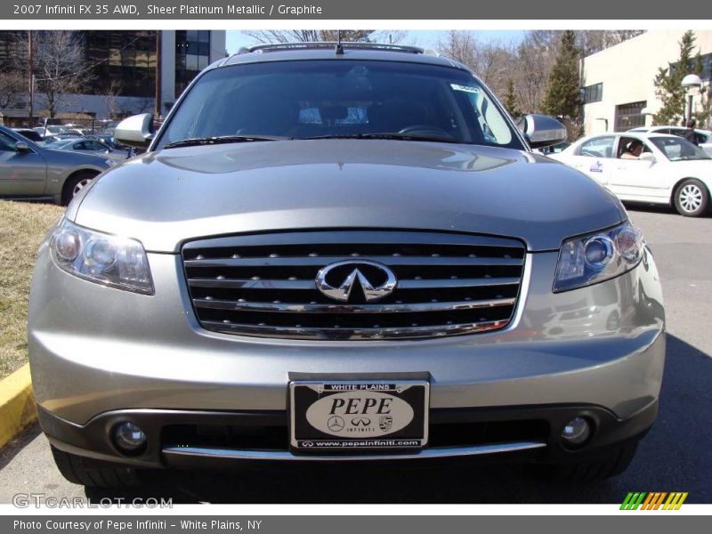 Sheer Platinum Metallic / Graphite 2007 Infiniti FX 35 AWD