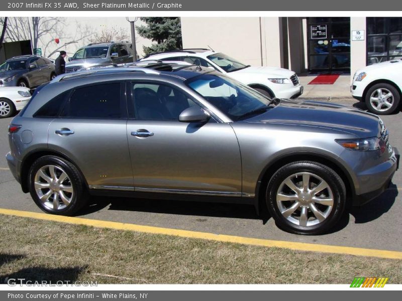 Sheer Platinum Metallic / Graphite 2007 Infiniti FX 35 AWD