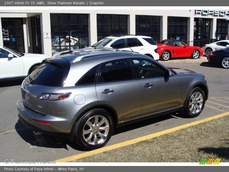 Sheer Platinum Metallic / Graphite 2007 Infiniti FX 35 AWD