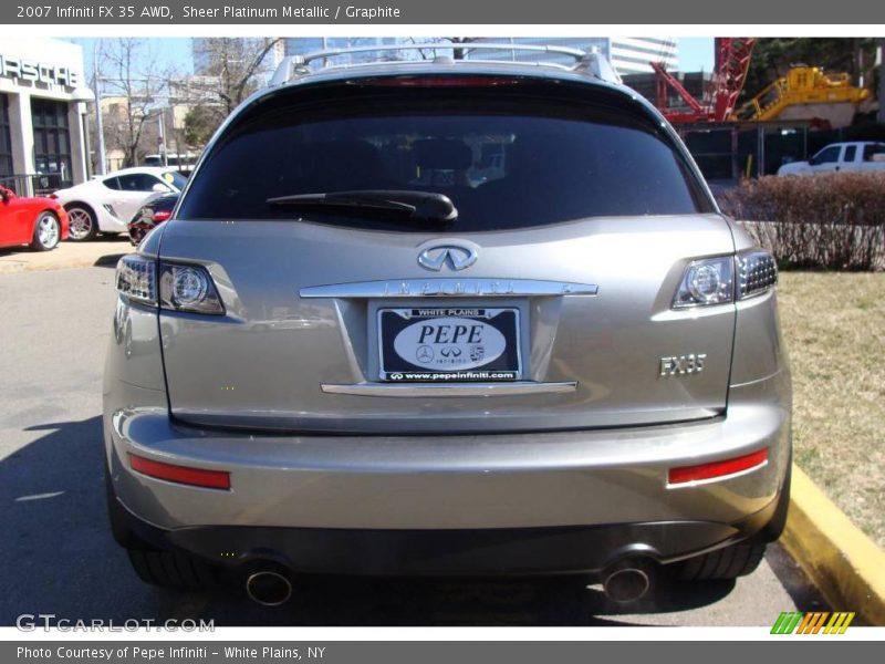 Sheer Platinum Metallic / Graphite 2007 Infiniti FX 35 AWD