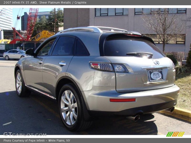 Sheer Platinum Metallic / Graphite 2007 Infiniti FX 35 AWD