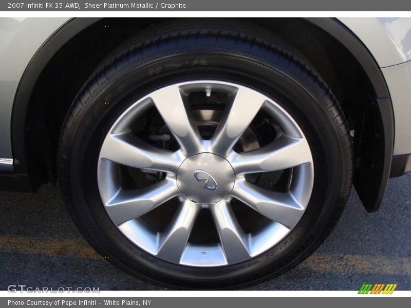 Sheer Platinum Metallic / Graphite 2007 Infiniti FX 35 AWD
