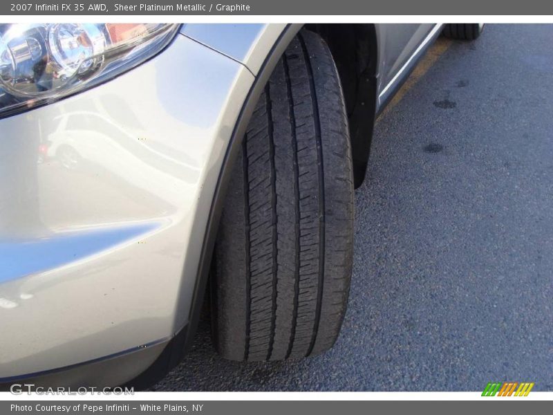 Sheer Platinum Metallic / Graphite 2007 Infiniti FX 35 AWD