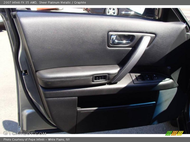 Sheer Platinum Metallic / Graphite 2007 Infiniti FX 35 AWD