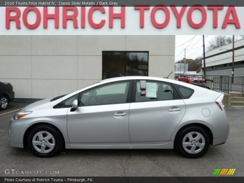 Classic Silver Metallic / Dark Gray 2010 Toyota Prius Hybrid IV