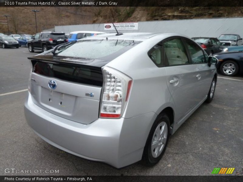 Classic Silver Metallic / Dark Gray 2010 Toyota Prius Hybrid IV