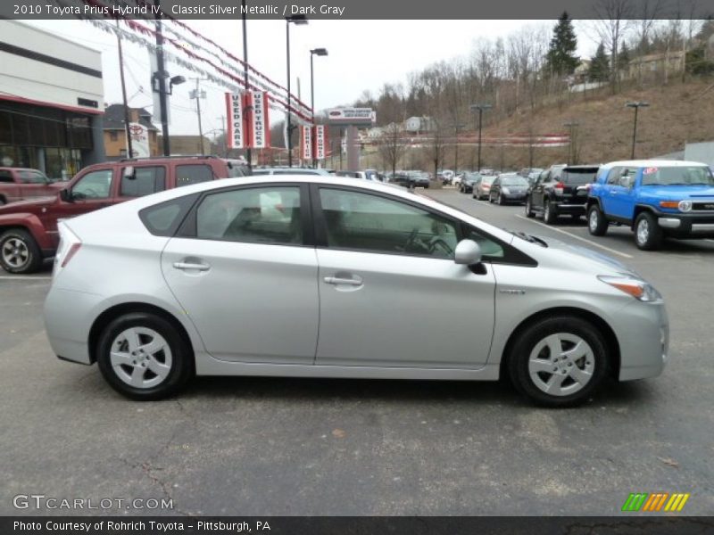 Classic Silver Metallic / Dark Gray 2010 Toyota Prius Hybrid IV