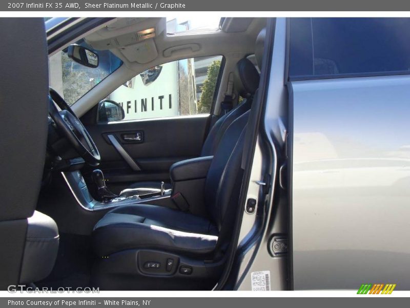 Sheer Platinum Metallic / Graphite 2007 Infiniti FX 35 AWD