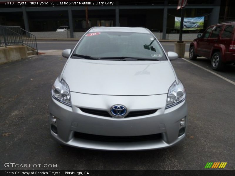 Classic Silver Metallic / Dark Gray 2010 Toyota Prius Hybrid IV