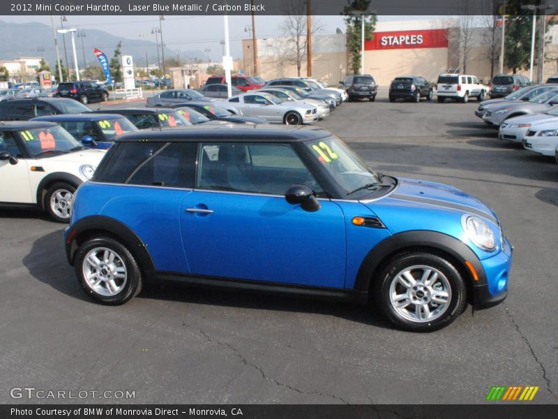 Laser Blue Metallic / Carbon Black 2012 Mini Cooper Hardtop