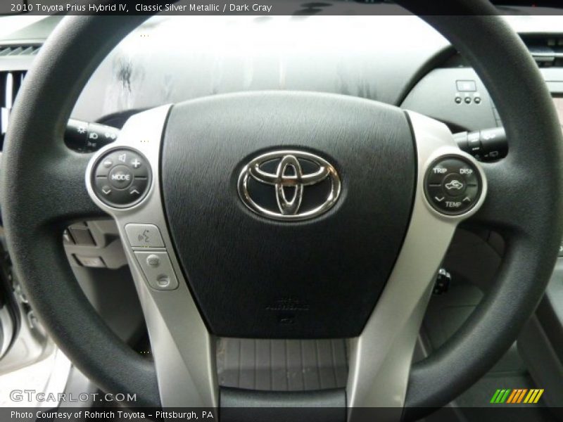 Classic Silver Metallic / Dark Gray 2010 Toyota Prius Hybrid IV