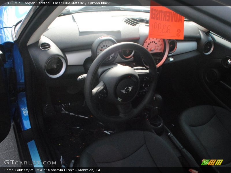 Laser Blue Metallic / Carbon Black 2012 Mini Cooper Hardtop