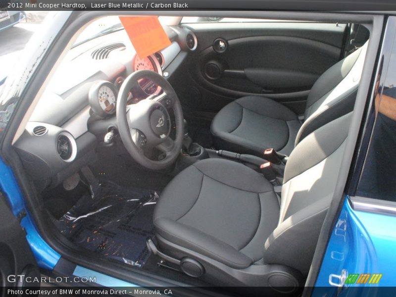 Laser Blue Metallic / Carbon Black 2012 Mini Cooper Hardtop