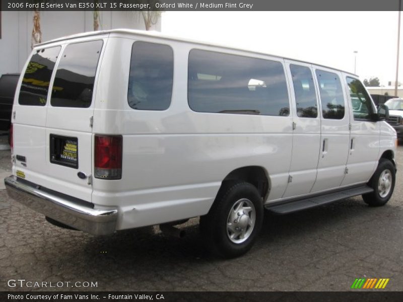 Oxford White / Medium Flint Grey 2006 Ford E Series Van E350 XLT 15 Passenger