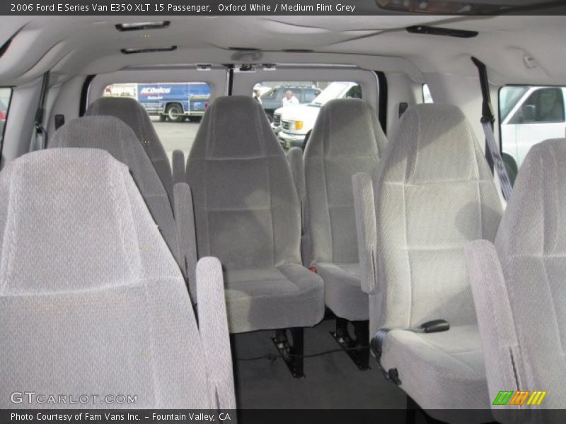Oxford White / Medium Flint Grey 2006 Ford E Series Van E350 XLT 15 Passenger