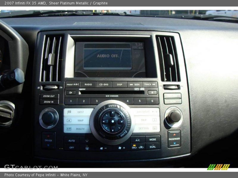 Sheer Platinum Metallic / Graphite 2007 Infiniti FX 35 AWD