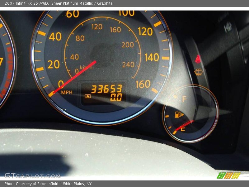 Sheer Platinum Metallic / Graphite 2007 Infiniti FX 35 AWD
