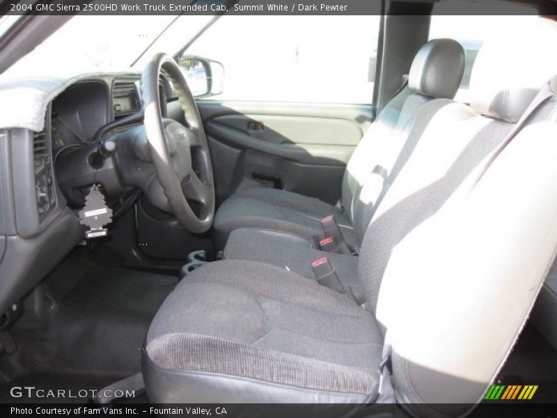 Summit White / Dark Pewter 2004 GMC Sierra 2500HD Work Truck Extended Cab